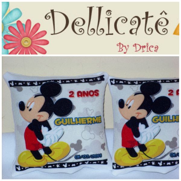 Almofada Personalizada Mickey 15x15