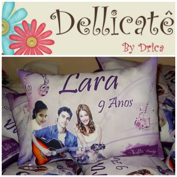 Almofada Personalizada Violeta 20x30